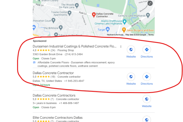 google my business optimization for contractors